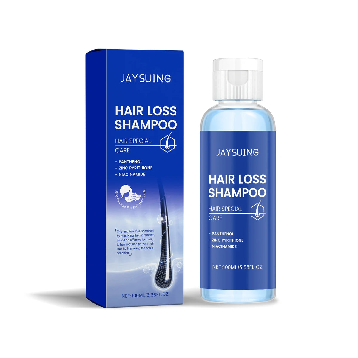 Copper Peptide Shampoo Hair Growth Serum Scalp Nourishing Spray Anti Hair Loss Essence Oil Strengthen Roots Dense Hair Care Set