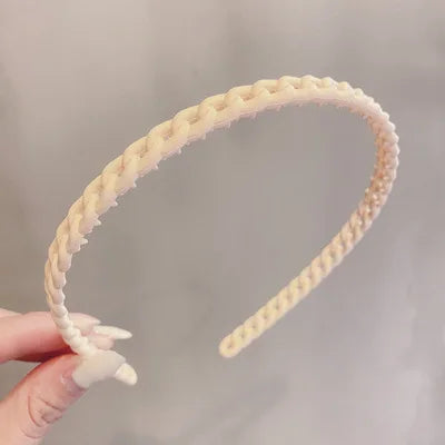 2023 Best Selling New Styles Fashion Wave Resin All-match Scrub Wavy Hair Band Headband for Women Girl Hair Accessories Headwear