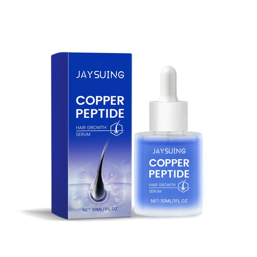 Copper Peptide Shampoo Hair Growth Serum Scalp Nourishing Spray Anti Hair Loss Essence Oil Strengthen Roots Dense Hair Care Set