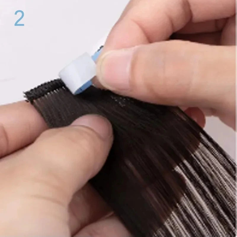 Wig Installation Kit Set: 4.0*0.8cm Strong Waterproof Tape with Remover Double Sided Replacement Tape for Hair Extensions or Wig