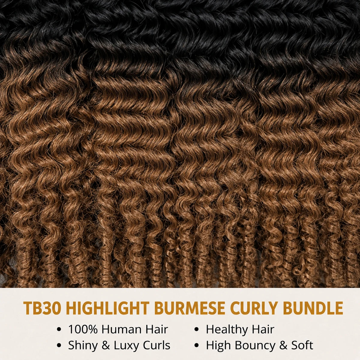 TB30 Brown Burmese Curly Crochet Human Hair Miracle Knots Feather Crochet Invisible Knotless Pre Separated Human Hair Extensions