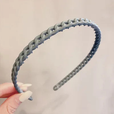 2023 Best Selling New Styles Fashion Wave Resin All-match Scrub Wavy Hair Band Headband for Women Girl Hair Accessories Headwear