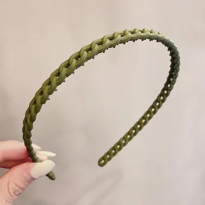 2023 Best Selling New Styles Fashion Wave Resin All-match Scrub Wavy Hair Band Headband for Women Girl Hair Accessories Headwear