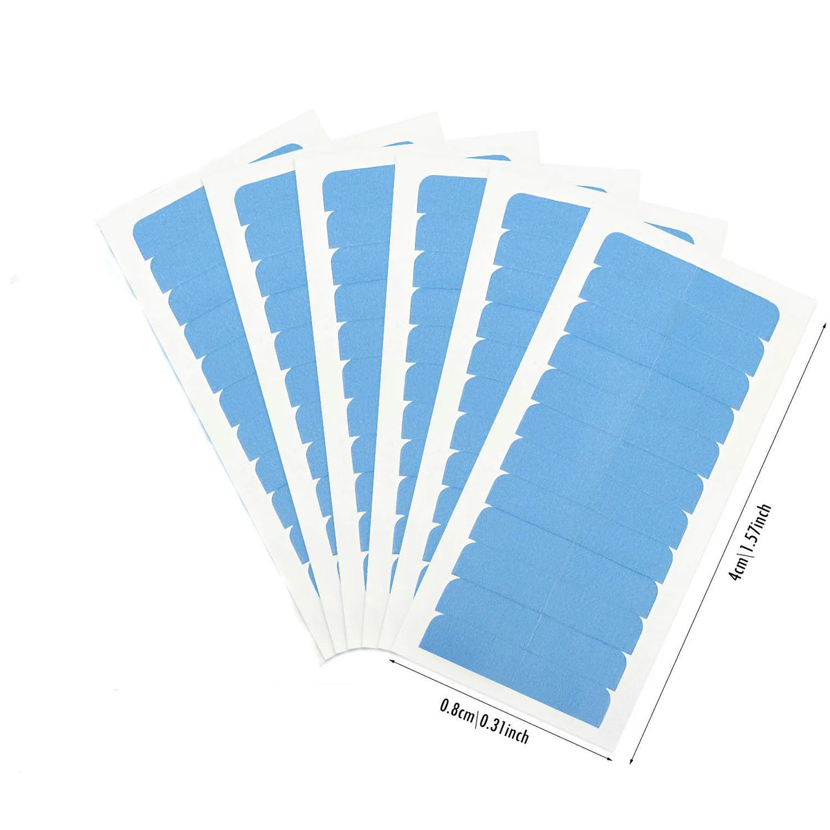 72Tabs(6sheets）Hair Extension Tape Double Sided Adhesive Replacement Tape Professional Strong Tapes for Tape in Hair Extensions