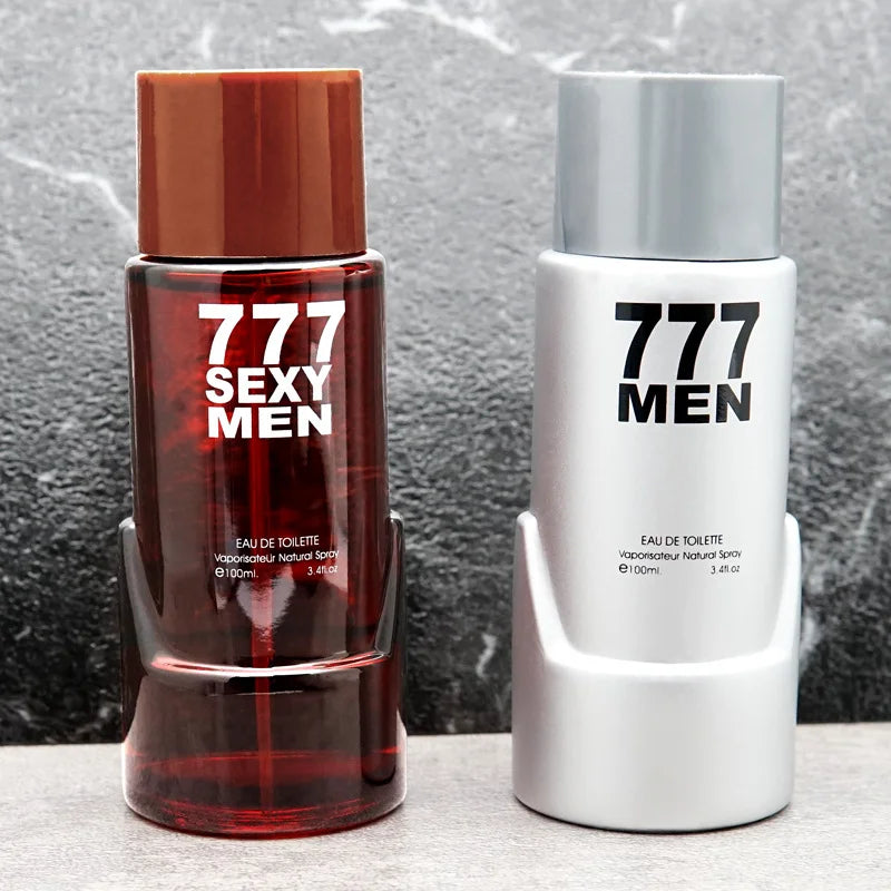 Premium Men's Cologne 100ml Lasting Oud Cedarwood Eau De Toilette Radiating Charm Fresh Refreshing 777 Business Men's Fragrance