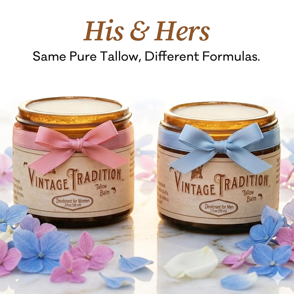 Men'S Tallow Deodorant | Aluminum-Free 2 Oz
