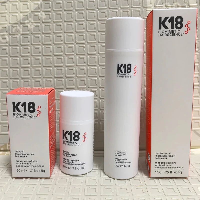 Hot K18 Leave-In Molecular Repair Hair Mask Deep Conditioning Keratin Treatment No Need Rinse Soften Hair Smoothing Hair Care