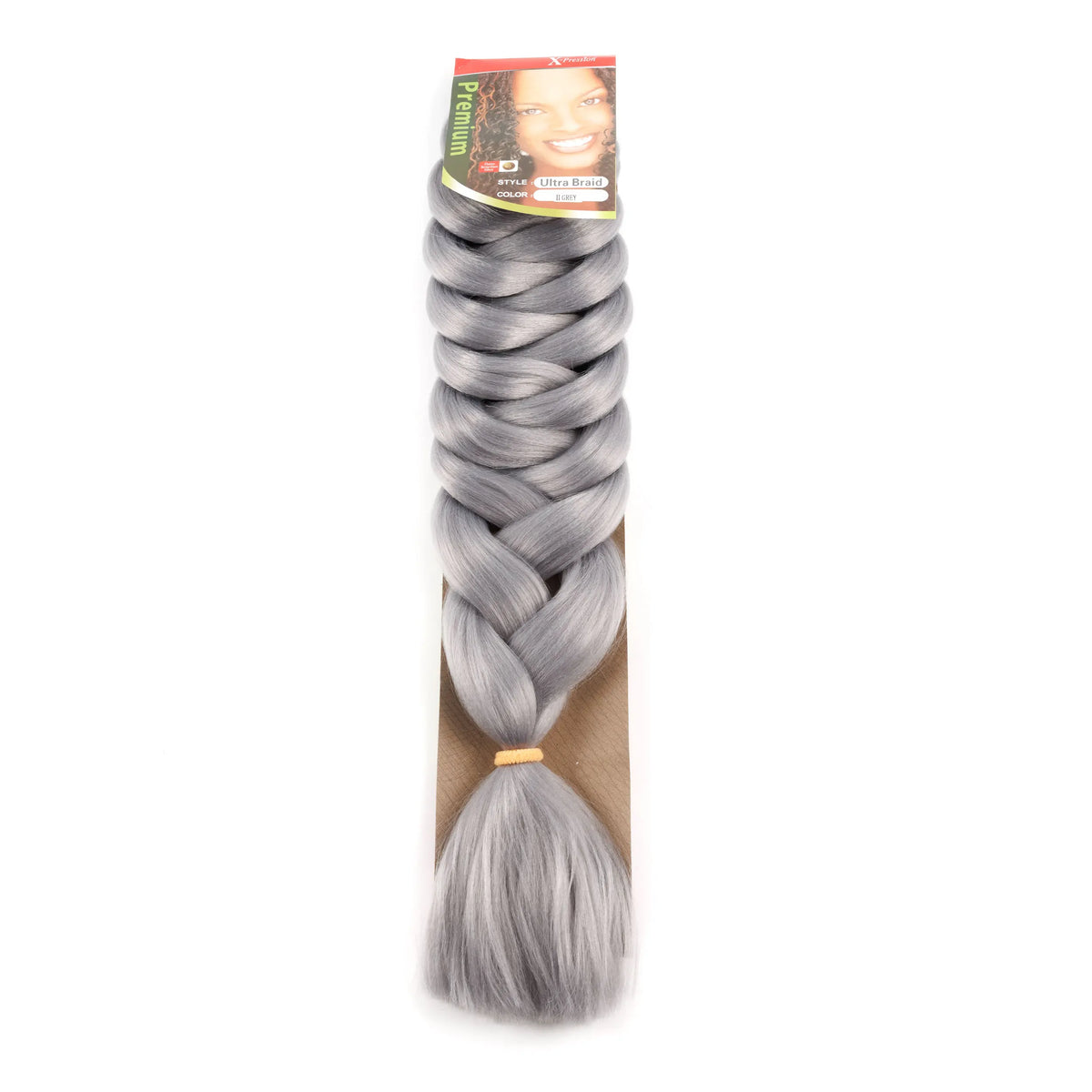 165g 82 Inch Flame Retardant Hot Water Setting Temperature Fiber Ultra Braid Synthetic Hair Extension Pre Stretch Braids