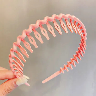 2023 Best Selling New Styles Fashion Wave Resin All-match Scrub Wavy Hair Band Headband for Women Girl Hair Accessories Headwear