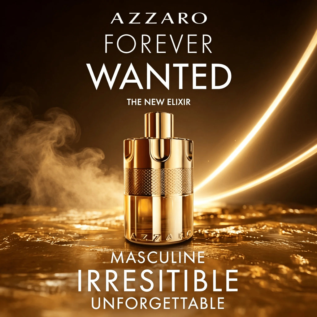 Azzaro Forever Wanted Elixir Parfum 3.4oz/100ml - Girlfriend Wife Mother Friend Boyfriend Husband Father Brother Bedroom Decor Birthday Graduation Party Travel Camping Outdoors School Campus Trip Festivals Anniversary Office Gift