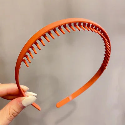 2023 Best Selling New Styles Fashion Wave Resin All-match Scrub Wavy Hair Band Headband for Women Girl Hair Accessories Headwear