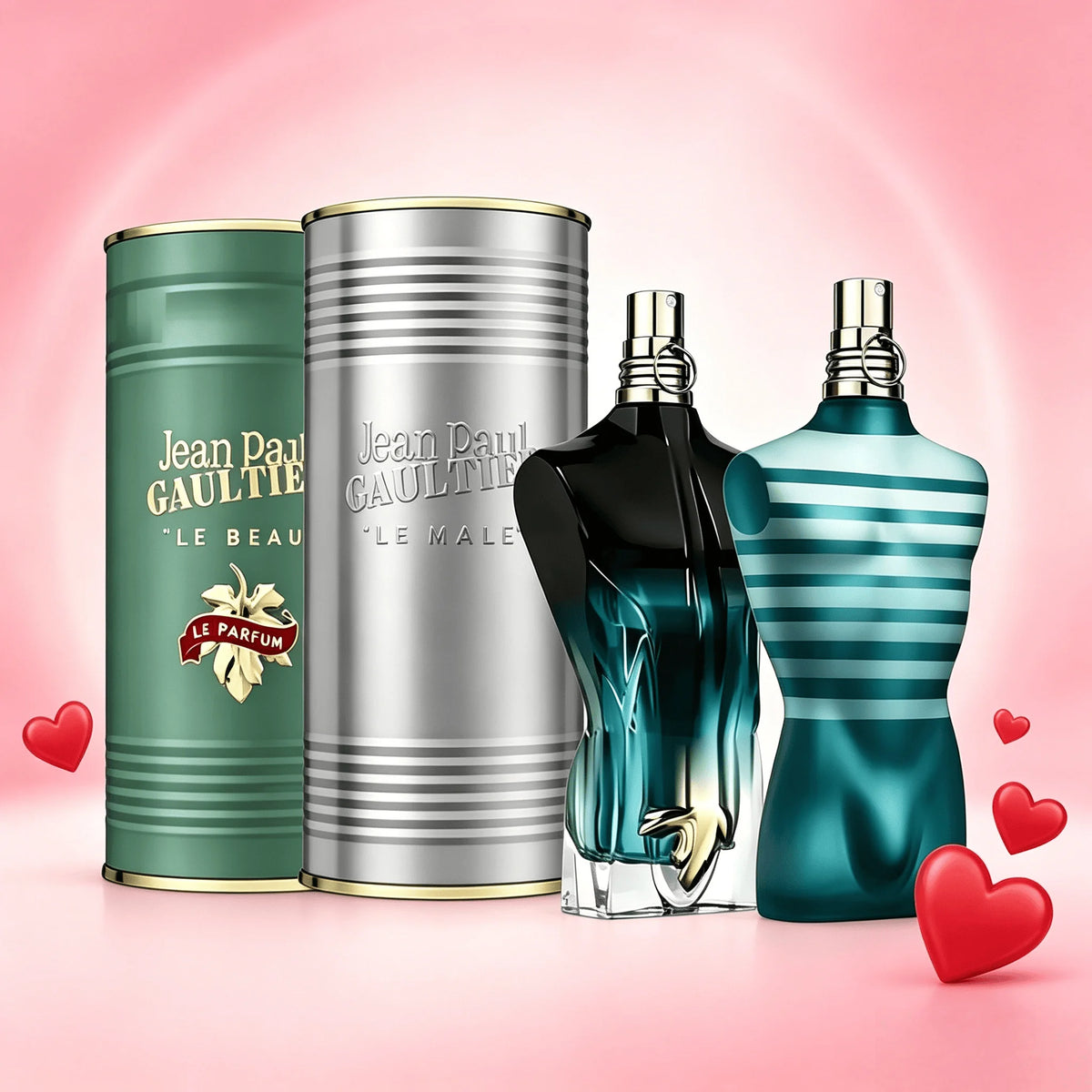 Jean Paul Gaultier Le Beau Le Parfum 4.2oz Men's Perfume, Long Lasting Fresh Oriental Scent, Elegant Luxury Fragrance, Popular High Demand Designer Perfume