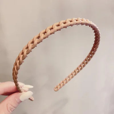 2023 Best Selling New Styles Fashion Wave Resin All-match Scrub Wavy Hair Band Headband for Women Girl Hair Accessories Headwear